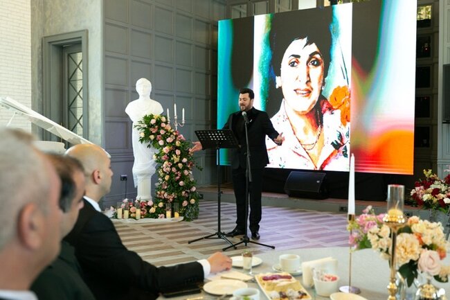 Nərimanov rayonunda Zərifə xanımın xatirəsi anıldı - FOTOLAR