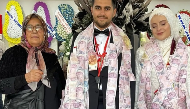 Nənənin toyunda nəvəsinə etdiyi hədiyyələr görənləri şoka salıb