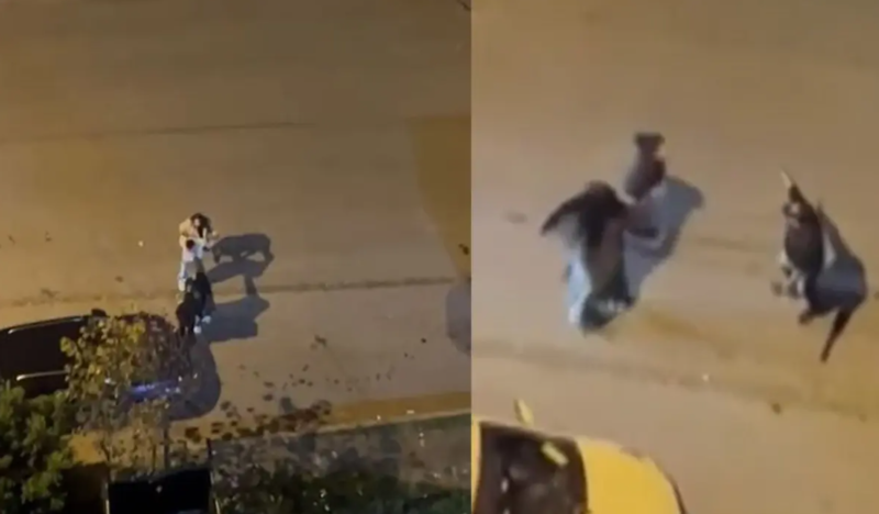 Sevgilisi tərəfindən aldadılan qadın görün necə qisas aldı - VİDEO