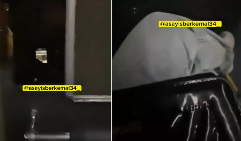 Avtobus sürücüsünün iş vaxtı telefonda baxdığı film narazılıq doğurdu - VİDEO