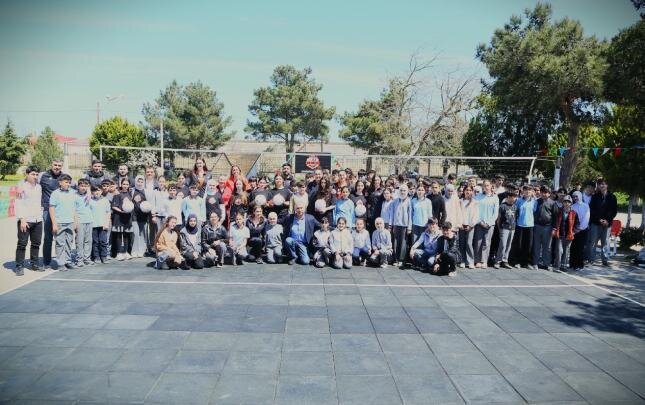 "DH Volley" komandası voleybol meydançası inşa edib - Şəkillər