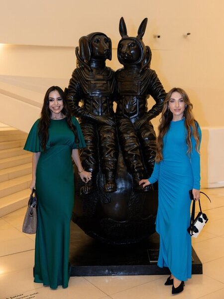 Leyla və Alyona Əliyevalar "Baku Art Weekend"də - Video