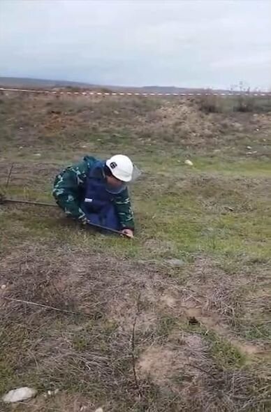 İran-Azərbaycan sərhədində 38 mina aşkarlanıb - FOTO