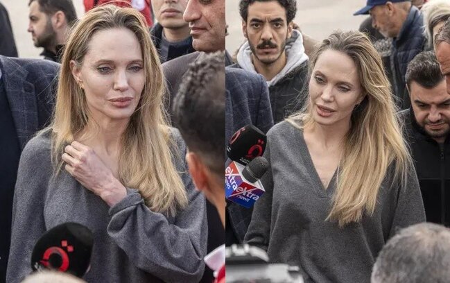 Ancelina Coli Qəzza sərhədində