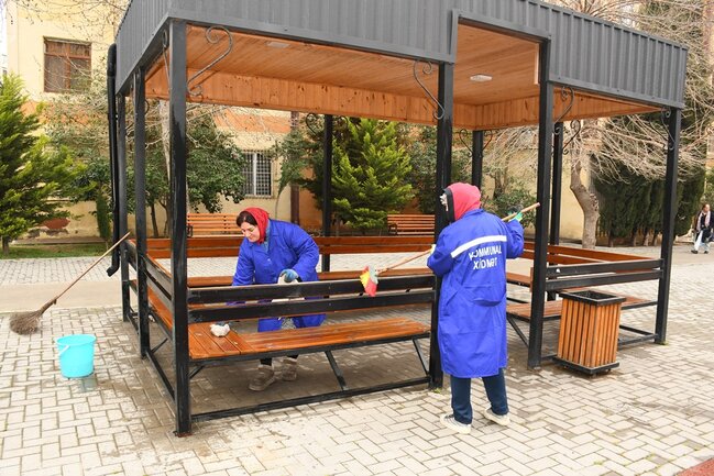 Güclü yağışdan sonra paytaxtda genişmiqyaslı daxili iməclik keçirilib