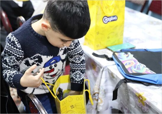 "Avrora" Qrup uşaq sığınacaqlarında məskunlaşan uşaqları sevindirib - FOTOLAR