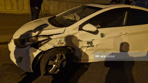 Bakıda zəncirvari qəzada dörd avtomobil toqquşub - FOTO