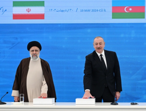 Azərbaycan və İran prezidentləri iki hidroqovşağın açılış mərasimində