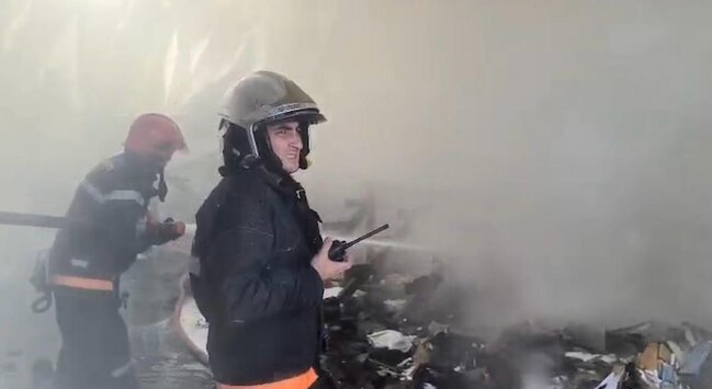 "Sədərək"dəki yanğın tam məhdudlaşdırıldı - YENİLƏNİB