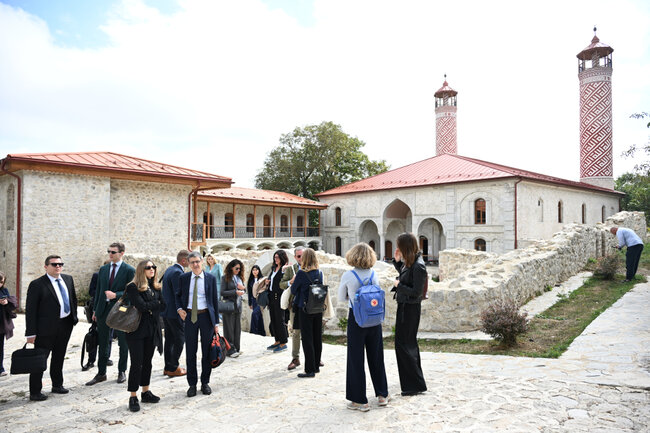 Avropa İttifaqı Şurasının üzvləri Şuşada olublar - Fotolar