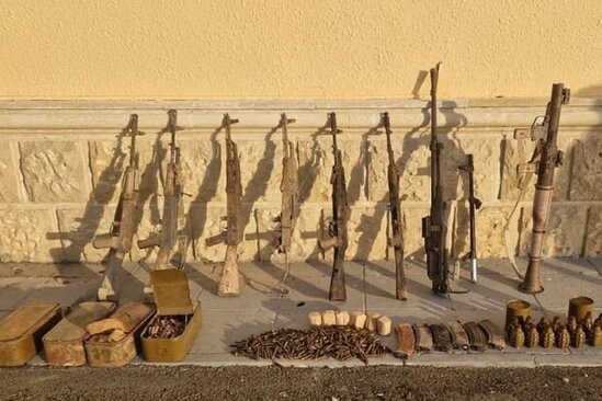 Füzulidə silah-sursat aşkar edilib - VİDEO