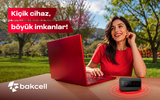 Bakcell Mi-Fi ilə interneti özünlə apar və harada olsan, onlayn qal