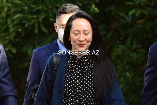 ABŞ-ın İrana qarşı ticarət sanksiyalarını pozduğu üçün saxlanılan "Huawei" rəhbəri azad edildi - FOTO