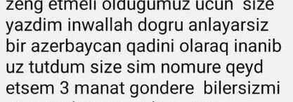 "Boşanmış qadın"ların 30 manat xahişi - "Kartıma 30 min köçürün" tələbi