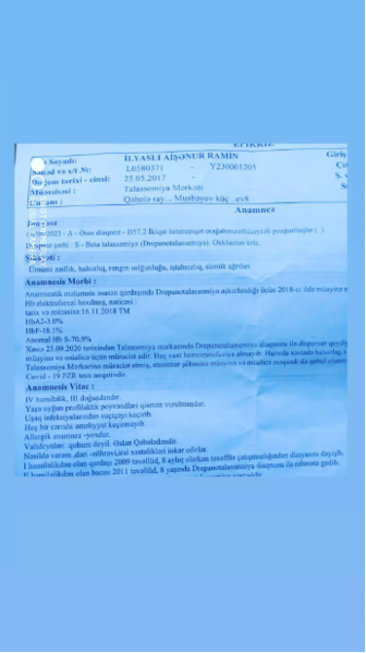 3 övladını talassemiyadan itirən ailənin 4-cü övladı üçün yardıma ehtiyacı var