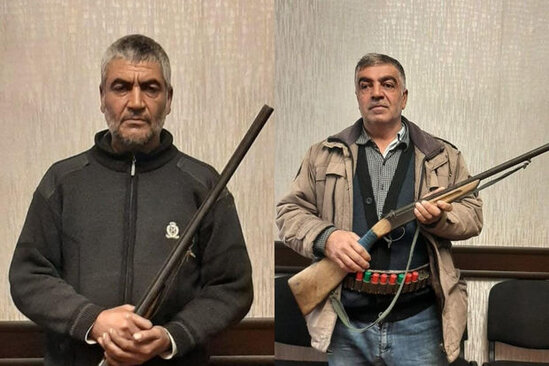 Şabranda qanunsuz ov edən şəxslər saxlanıldı - FOTO