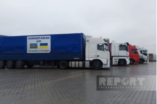 Azərbaycanın göndərdiyi humanitar yardımın bir hissəsi Ukraynaya çatıb - FOTO