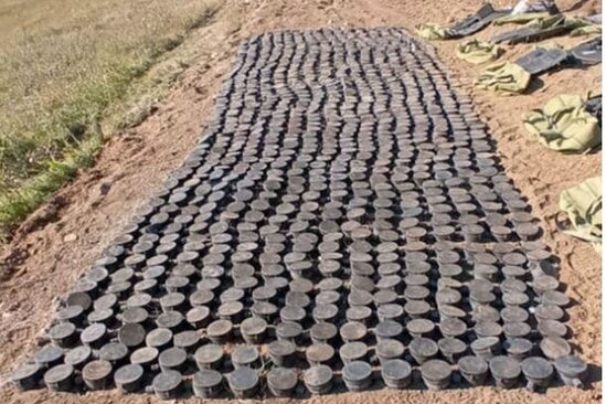 Laçında ermənilərin Vətən müharibəsindən sonra basdırdığı mina sahəsi aşkar edildi - FOTO