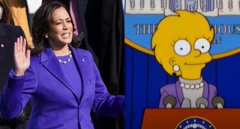 "Simpsonlar" Kamala Harrisin prezident seçkilərində qələbəsini "proqnozlaşdırdı"