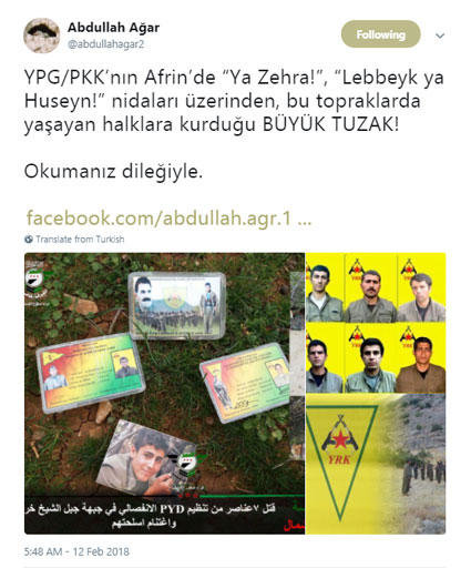 "Ya Hüseyn" deyib Türkiyəyə qarşı döyüşənlərin kimliyi şok etdi: Afrində böyük tələ - FOTOFAKT