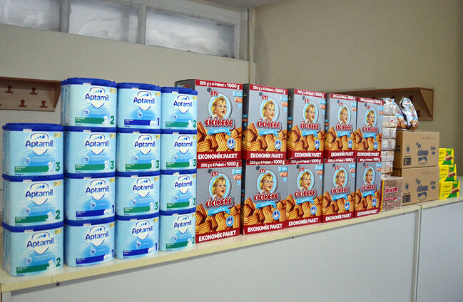 Hərbçilərimiz Türkiyəyə yardım göndərdi - FOTOLAR