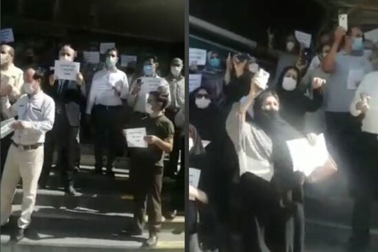 İranda müəllimlər məktəblərin açıldığı ilk gün etiraz mitinqi keçiriblər - VİDEO