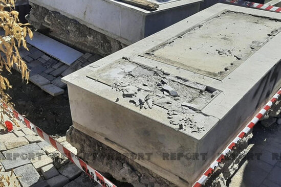 Gəncədə dəfn olunan naməlum şəhid qəbrləri ekshumasiya edildi