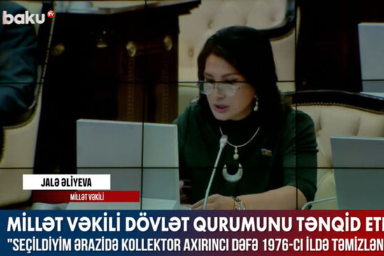 Millət vəkili dövlət qurumunu tənqid etdi – VİDEO