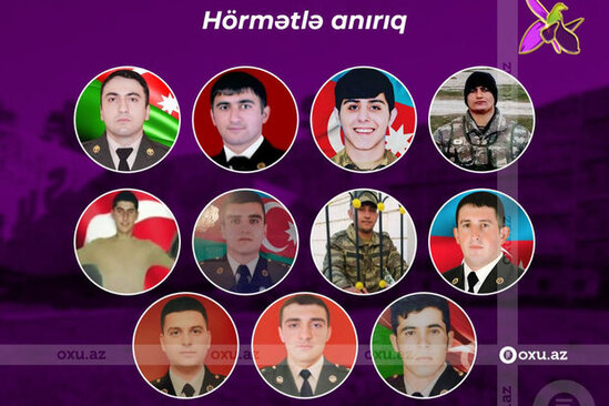 Bu gün doğum günü olan şəhidlərimiz - FOTO