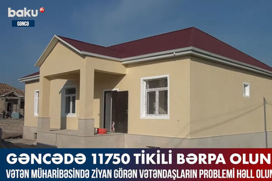 Vətən müharibəsində ziyan görən vətəndaşların problemi həll olunur – VİDEO