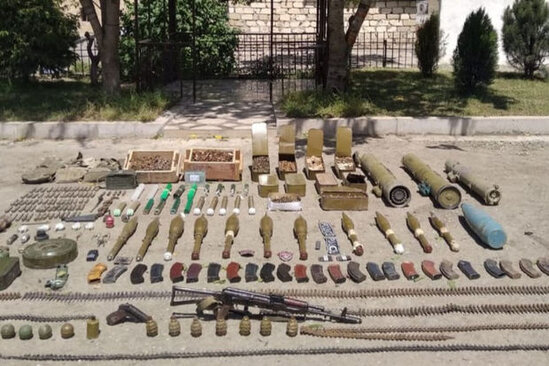 Bir il ərzində Şuşada tapılan ermənilərin atıb qaçdığı silah-sursatların sayı AÇIQLANDI - FOTO