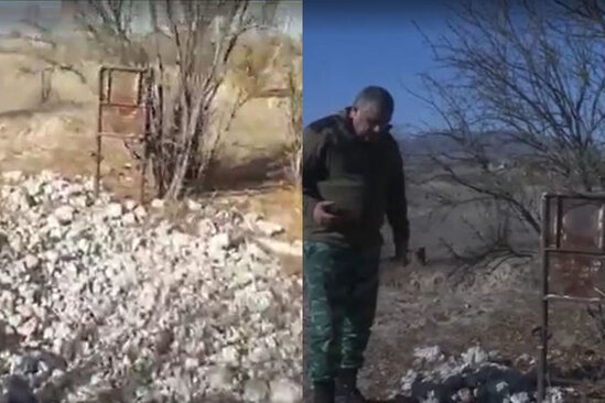 Azərbaycanın Milli Qəhrəmanı Allahverdi Bağırovun məzarının tapılmasının ilk görüntüləri - VİDEO