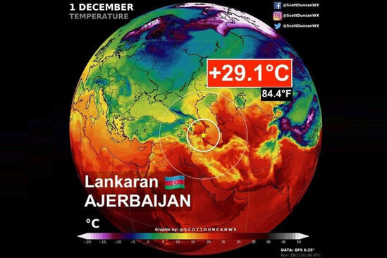 Lənkəranda qeydə alınan anomal hava şəraiti ilə bağlı AÇIQLAMA