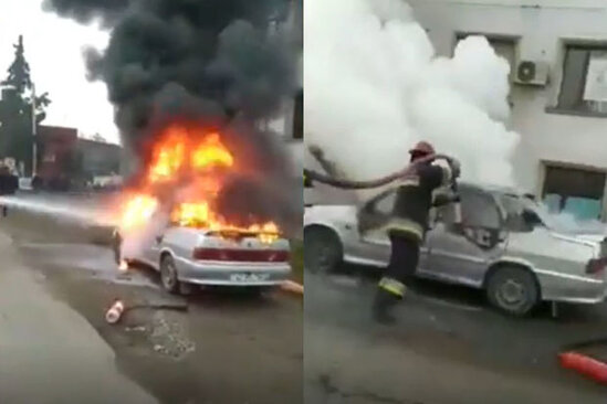 "Azərişıq" əməkdaşının avtomobili qisas məqsədi ilə yandırılıb? - AÇIQLAMA