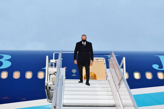 Prezident Brüsselə səfərə gedib - FOTO