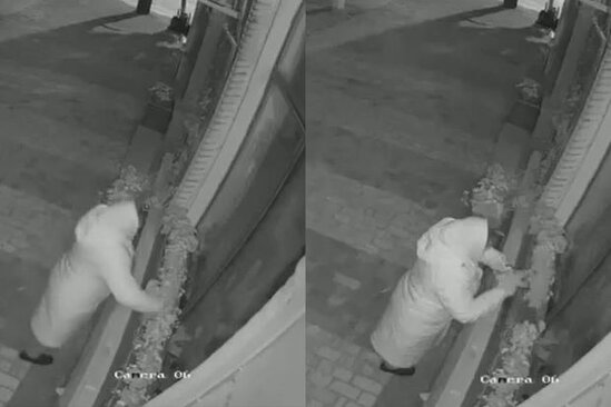 Sumqayıtda qadının "gül sevgisi" kameralara düşdü - VİDEO