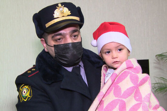 Oğurlanan iki yaşlı uşağın atası istintaqa cəlb edildi - FOTO/VİDEO