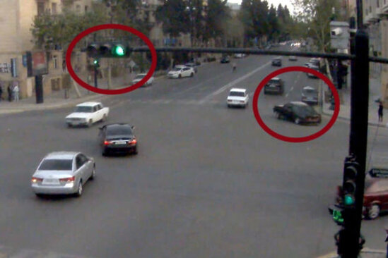 Sürücü narkotik vasitələrin təsiri altında avtoxuliqanlıq etdi - ANBAAN VİDEO