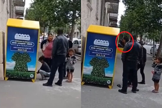 Qaraçıların biabırçı oğurluq GÖRÜNTÜLƏRİ: Uşağa bu əməldə böyüklər də kömək edirlər - VİDEO