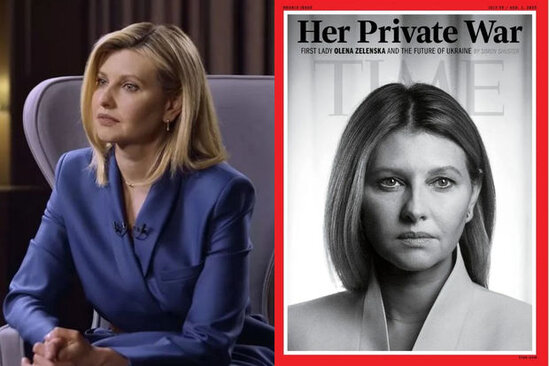ABŞ-ın "Time" jurnalı üz qabığını Ukraynanın birinci xanımına həsr edib - FOTO