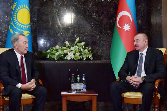 Nursultan Nazarbayev Azərbaycan liderini təbrik edib