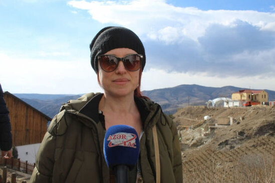 Ceni Bojak: "Qarabağda dağıdılmış tikililəri görmək dəhşətlidir"