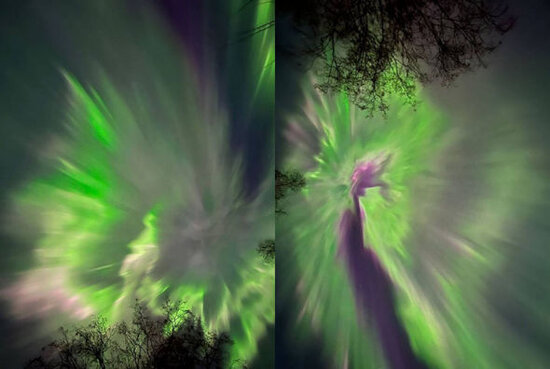 Rusiya səmasında "Qütb parıltısı" göründü - FOTO/VİDEO