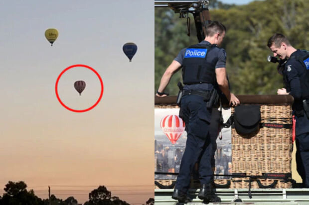 Bədbəxt hadisə: Kişi hava şarından yıxıldı - FOTO/VİDEO