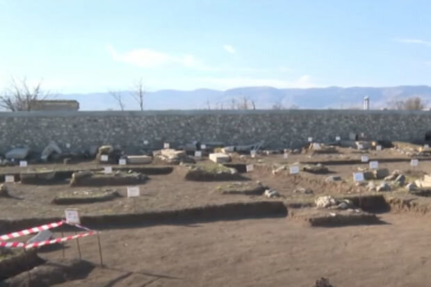 Qarabağ xanlarının "İmarət"i bərpa olunur - VİDEO