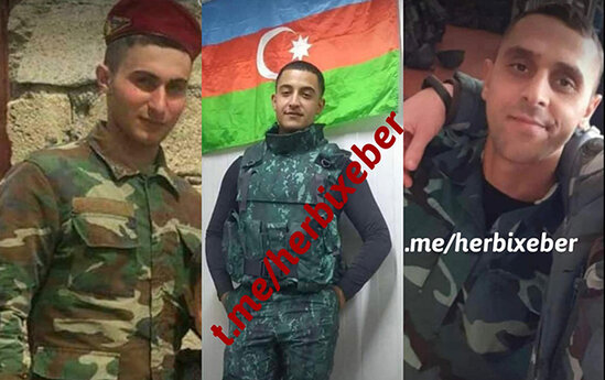 Qətlə yetirilən hərbçilərin - Fotoları