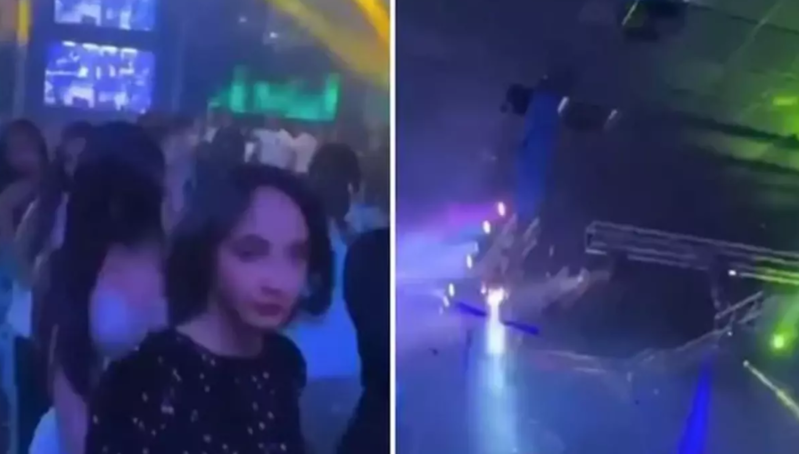 Məşhur gecə klubunun damı uçdu