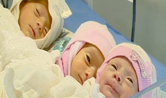 Gəncədə üçəm dünyaya gəldi