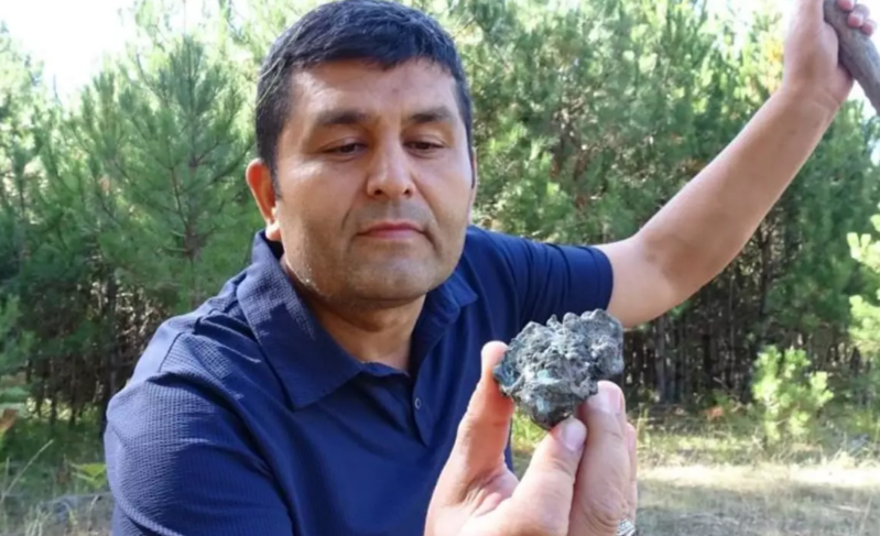 Göbələk toplayarkən görün nə tapdı