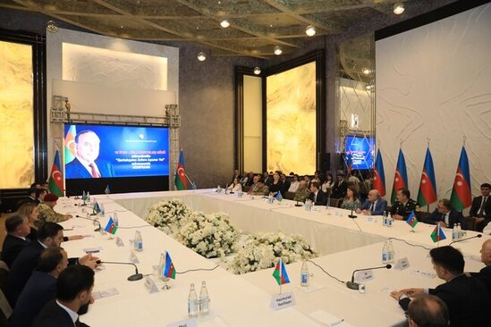 Nizami rayonunda 15 İyun – Milli Qurtuluş Günü münasibətilə konfrans keçirilib